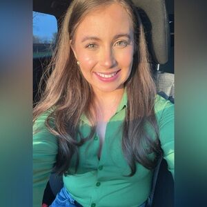 Abercrombie & Fitch soft green button down